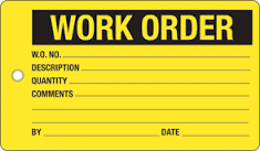 Work order management